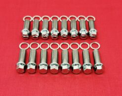 Set of 16 ARP 3/8 x 1 Header Bolts With 6pt Head