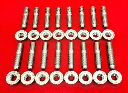 Set of 16 ARP Grade 8 Stainless Steel 3/8 Header Stud Kit