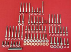 1991-1998 Dyna EVO Polished Stainless Engine Allen Bolt Kit