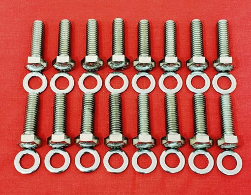 Cadillac 472-500 Stainless Steel Stock Exhaust Manifold Hex Bolt Kit