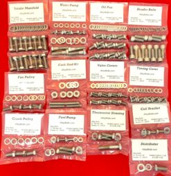 Alternative view of CHEVY 348 409 V-8 STAINLESS STEEL ENGINE HEX BOLT KIT