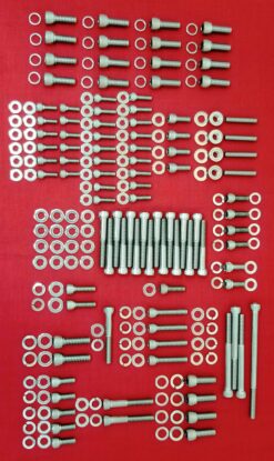 FORD 351 WINDSOR 351W SBF STAINLESS STEEL ENGINE ALLEN BOLT KIT (Pass)
