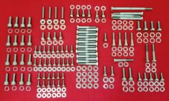 Ford 351 Windsor 351W SBF Stainless Steel Engine Hex Bolt Kit Set (Drivers)