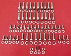 1939-1948 FORD 239 V-8 FLATHEAD STAINLESS ENGINE HEX BOLT KIT