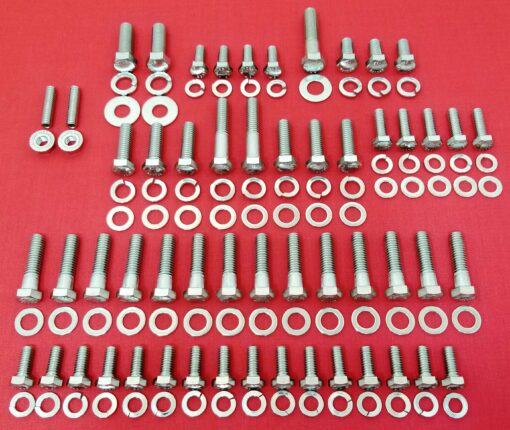 1949-1953 FORD V-8 FLATHEAD STAINLESS ENGINE HEX BOLT KIT