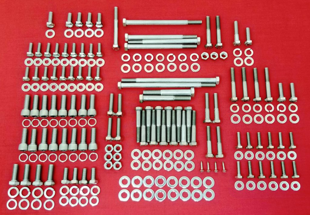 19851993 FORD 302 5.0L EFI STAINLESS STEEL ENGINE HEX BOLT KIT Alloy