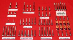 1991-98 Dyna Show Polished Grade 8 ARP Stainless Engine Bolt Kit