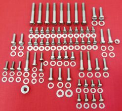 AMC 1980 & Earlier 6 Cylinder Stainless Steel Engine Hex Bolt Kit Set