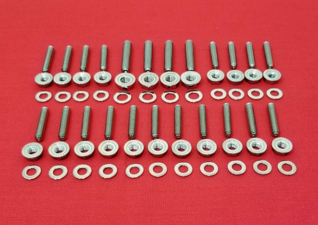 Mopar Big Block Oil Pan Stud Kit - Stainless Steel Bolts For 383, 413, 426W, 440 RB/HEMI