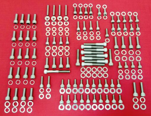 FORD FE 352 390 406 427 428 STAINLESS STEEL ENGINE ALLEN BOLT KIT