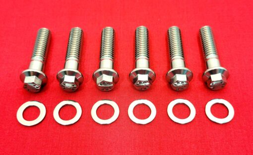 GM Chevy Grade 8 ARP Polished Stainless Steel Aluminum Bellhousing Bolt Kit