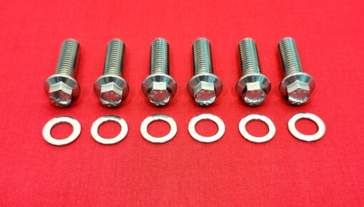 GM Chevy Grade 8 ARP Polished Stainless Steel Cast Iron Bellhousing Bolt Kit