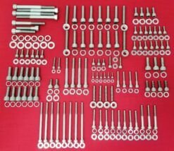 CHEVY LT1 LT4 350 CAMARO CORVETTE Stainless Steel Engine Allen Bolt Kit