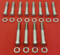 Chevy Rams Horn Exhaust Manifold Stainless Steel Hex Bolt Kit