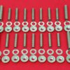 SBC SMALL BLOCK CHEVY 283 305 307 327 350 400 OIL PAN STAINLESS STUD BOLT KIT