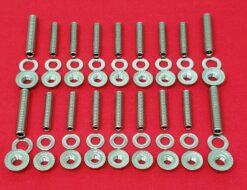 SBC SMALL BLOCK CHEVY 283 305 307 327 350 400 OIL PAN STAINLESS STUD BOLT KIT