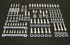 Small Block Chevy SBC 265 283 305 307 327 350 400 Stainless Engine Allen Bolt Kit Set