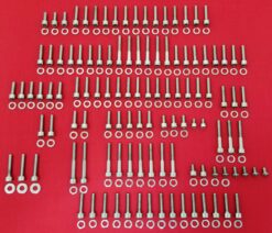 2002 & Up Polished Stainless V-Rod Engine Bolt Kit