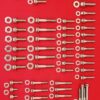 1999 to 2006 FLH-FLT Touring Ultra Road King Street Glide Polished Grade 8 ARP Stainless Engine Bolt Kit