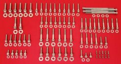 2000-2006 Softail Polished Stainless Grade 8 ARP Engine Bolt Kit