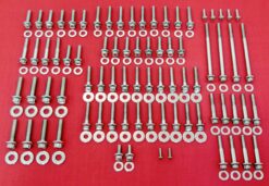 2018 & Up Softail Milwaukee 8 Show Polished ARP Grade 8 Stainless Engine Bolt Kit