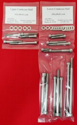 HONDA 1967-1969 CL125A SS125A POLISHED STAINLESS STEEL CRANKCASE HALVES BOLT KIT