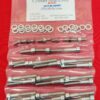 SUZUKI 1977-1986 GS550 8 VALVE POLISHED STAINLESS STEEL CYLINDER HEAD COVER BOLT KIT