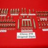 Chevy 216 Stainless Steel Engine Hex Bolt Kit