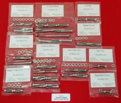 HONDA XR650R POLISHED STAINLESS STEEL ENGINE BOLT KIT