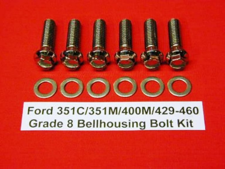 FORD FE 352 390 406 427 428 Grade 8 ARP Polished Stainless Steel C6