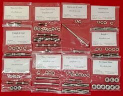 HONDA 1990-2007 CR125R POLISHED STAINLESS STEEL ENGINE BOLT KIT