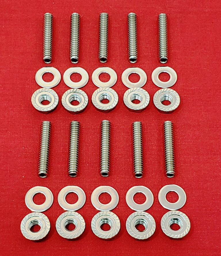 Rogue Bolt BBC Fuel Pump Bolts Kit – Stainless Steel – Big Block Chevy 396 402 427 454 502