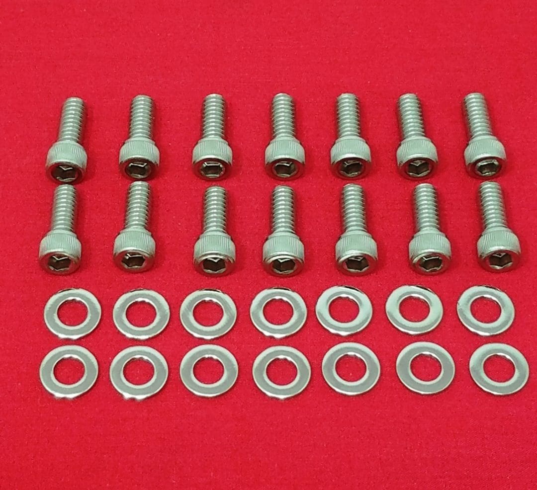 AMC JEEP 290 304 343 360 390 401 VALVE COVER STAINLESS STEEL ALLEN BOLT KIT SET Alloy Boltz