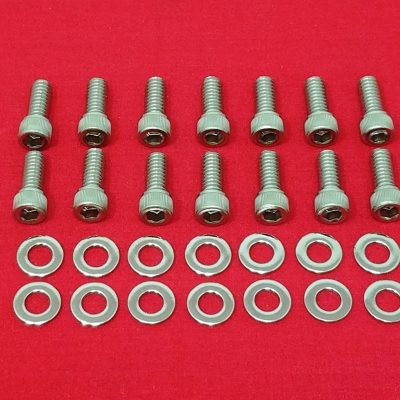 dress up hex head stainless steel bolts CHEVY BB 402 427 454 engine rebuild 