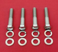 BIG & SMALL BLOCK CHEVY 283 305 327 350 400 394 454 LONG WATER PUMP 2" STAINLESS HEX BOLT KIT