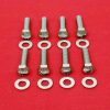SBC SMALL BLOCK CHEVY VORTEC 327 350 400 INTAKE STAINLESS HEX BOLT KIT