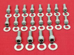 FORD 351C 351M 400M BOSS CLEVELAND STAINLESS OIL PAN ALLEN BOLT KIT SET