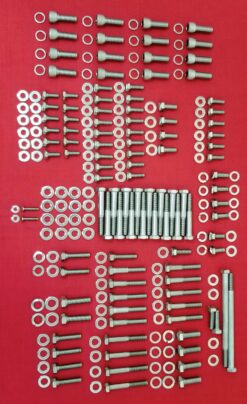 FORD 351 WINDSOR 351W TPI EFI STAINLESS STEEL ENGINE HEX BOLT KIT