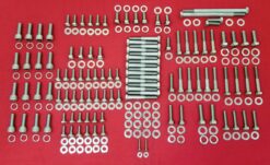 FORD 351 WINDSOR 351W TPI EFI STAINLESS STEEL ENGINE HEX BOLT KIT