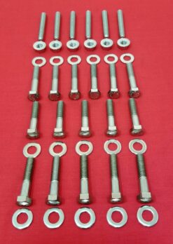 Ford 429 460 Stainless Steel Intake Hex Bolt Stud Kit Set