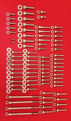 2018 & Up Softail Milwaukee 8 Engine/ Trans Polished Stainless Allen Bolt Kit