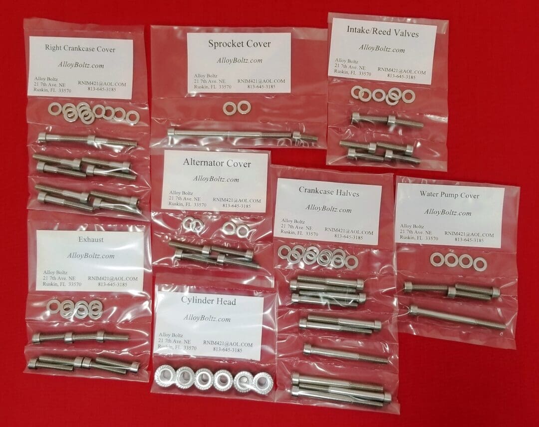 Honda Elsinore Restoration Bolt Kit - 120pc For CR125 CR250 CR480 CR500 MR MT