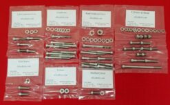 HONDA 1967-1999 Z50A Z50M Z50R POLISHED STAINLESS ENGINE BOLT KIT