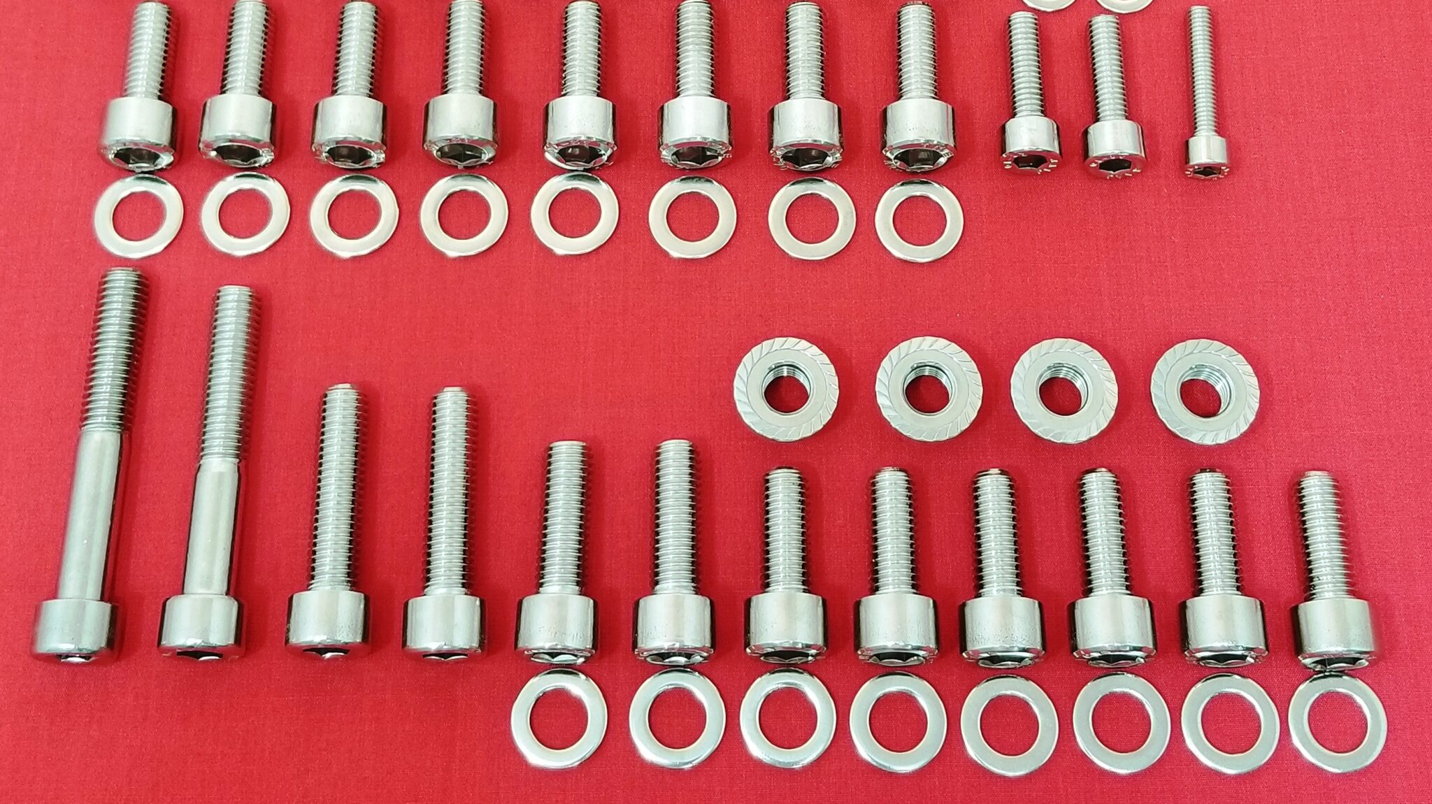 1987-2006 LT80 ATV Polished Stainless Steel Engine Bolt Kit | Alloy Boltz