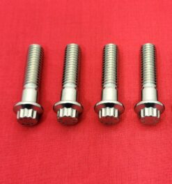 2006-2017 Dyna Show Polished Grade 8 ARP Stainless Front Fork Triple Tree Bolt Kit