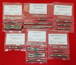 SUZUKI 2001-2005 GSX600R GSX-R600 Polished Stainless Steel Engine Bolt Kit Set