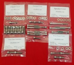 SUZUKI 2006-2018 GSX600R GSX-R600 Polished Stainless Steel Engine Bolt Kit Set