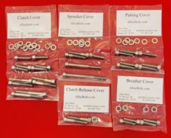 KAWASAKI 1997-2000 ZRX1100 2001-2005 ZRX1200 POLISHED STAINLESS STEEL ENGINE BOLT KIT
