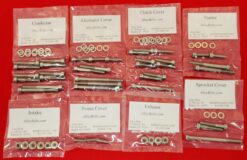 HONDA 1978-1979 CM185T 1980-1981 CM200T TWINSTAR POLISHED STAINLESS STEEL ENGINE BOLT KIT