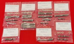 2007 & UP HONDA CRF150R POLISHED STAINLESS STEEL ENGINE BOLT KIT